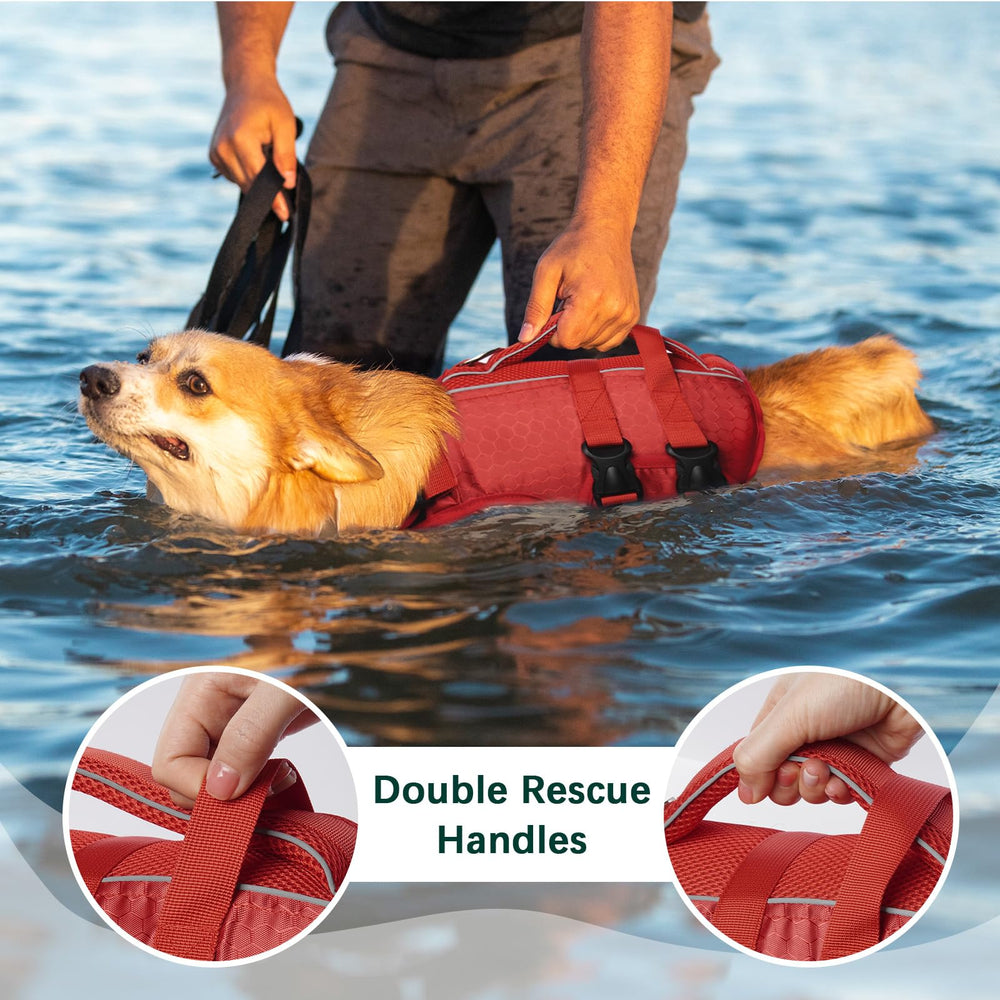 Kuoser salvavidas para perro para uso en piscina y juegos