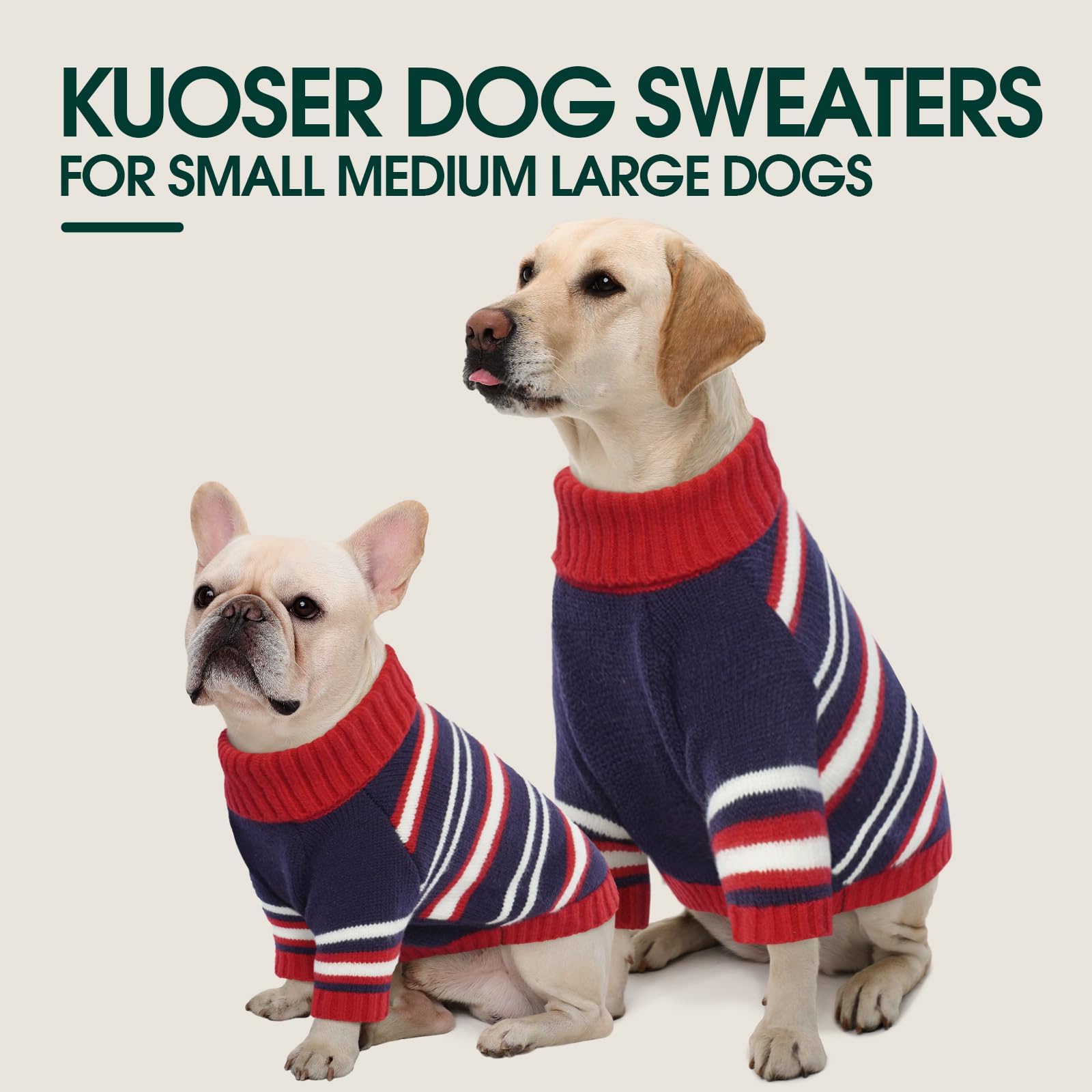 Kuoser suéter tejido acrílico suave para confort en casa.
