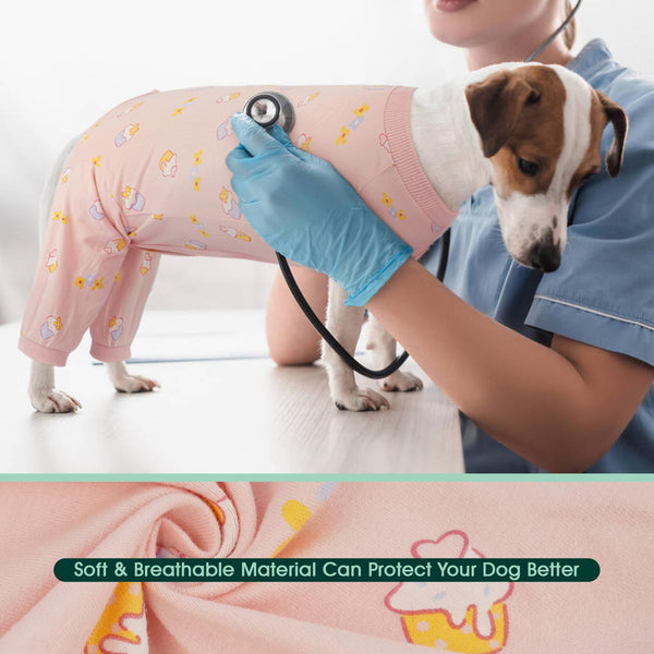 Kuoser traje cuidado abdomen para perro con protección suave.