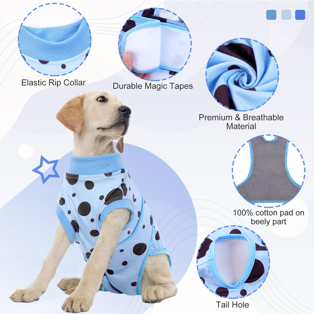 Traje postoperatorio para perros, protección localizada sin collar
