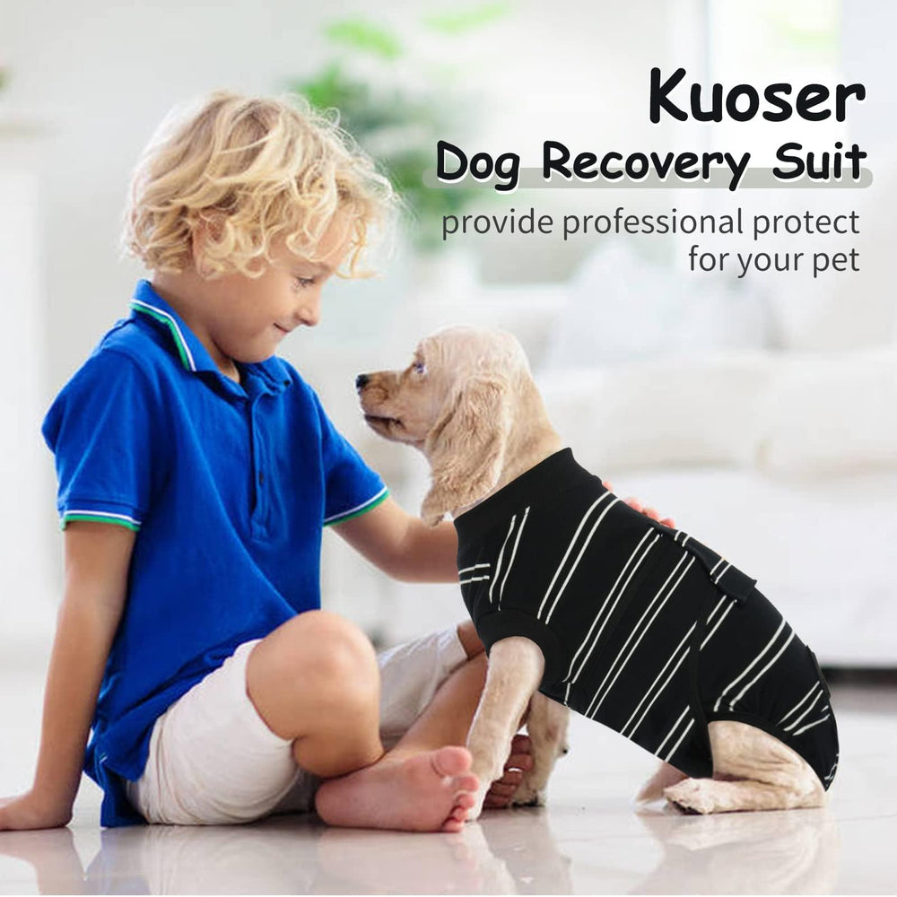 Kuoser traje recuperacion colores azul, naranja, morado y negro