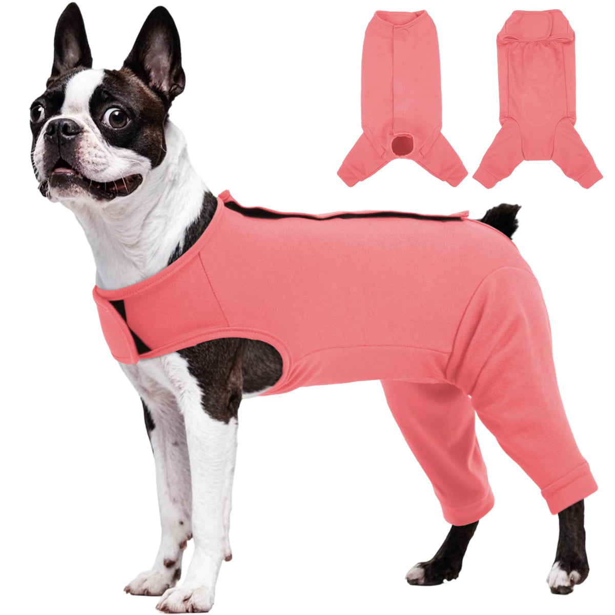 Kuoser traje recuperación perros: protección de patas traseras para evitar lamido.