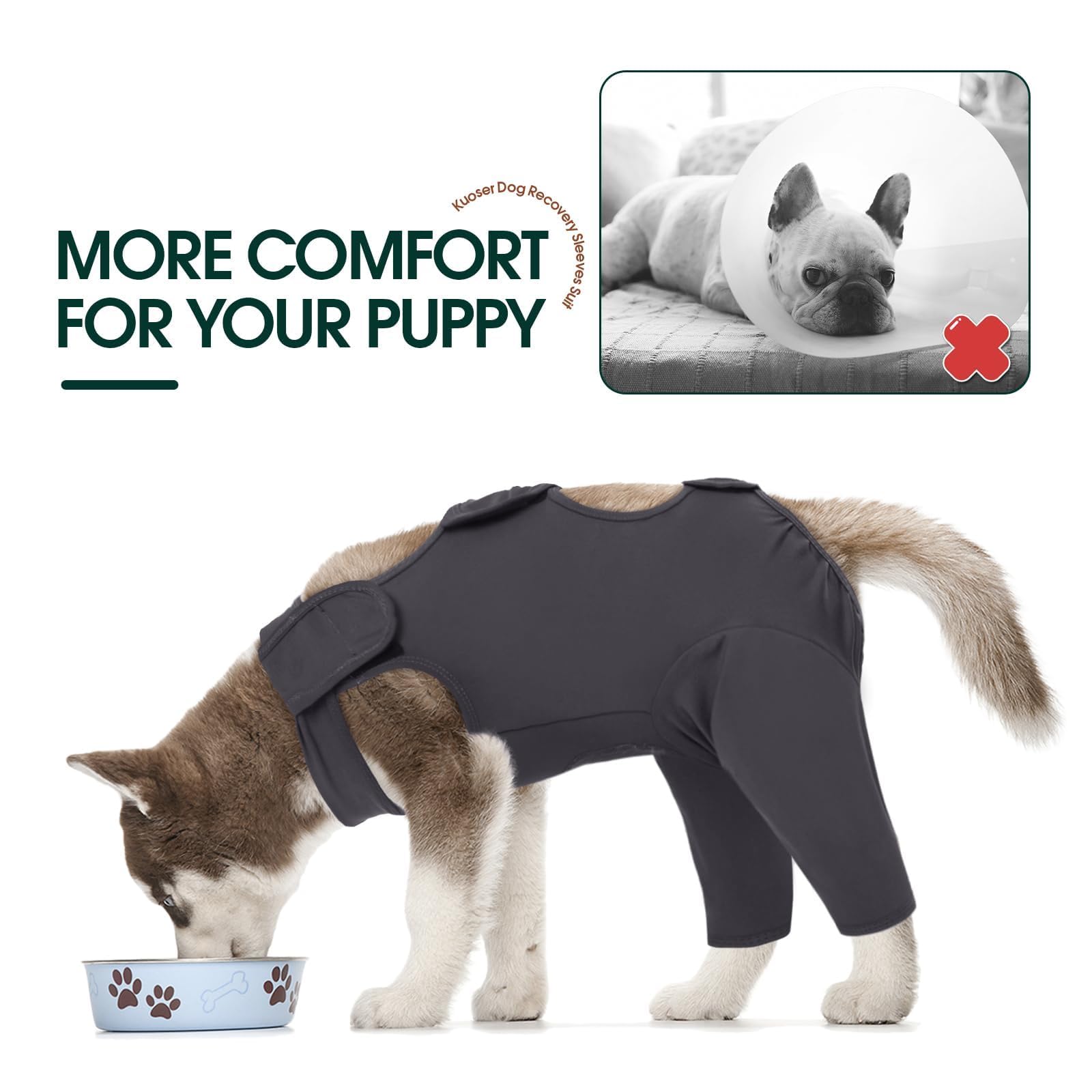 Kuoser Ropa multifuncional para postoperatorio y control de muda