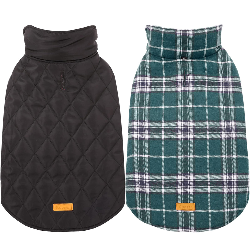 Kuoser abrigo verde XS: ajuste seguro para paseos invernales.