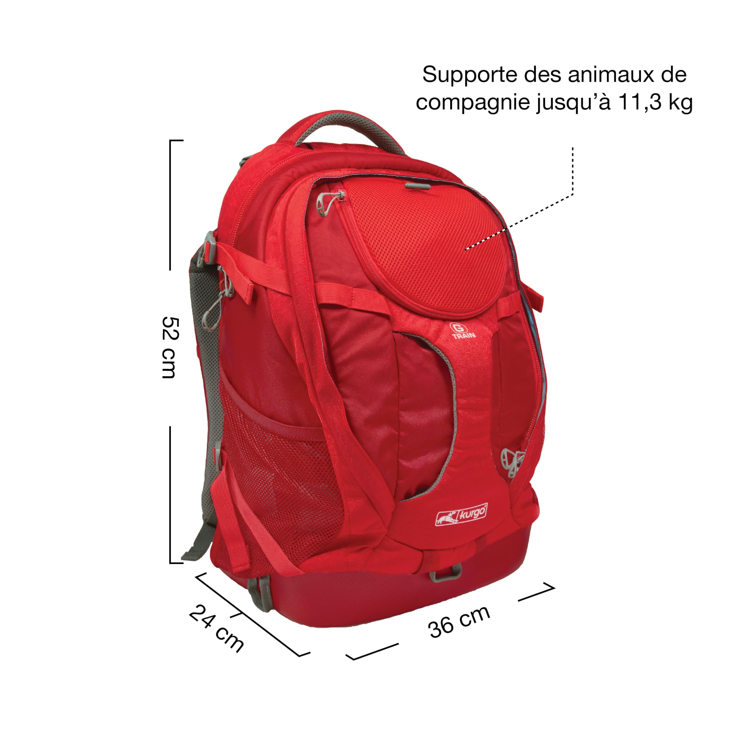 Kurgo Go Stuff It: clip trasero para sujetarla a bolsillo o cinturón.