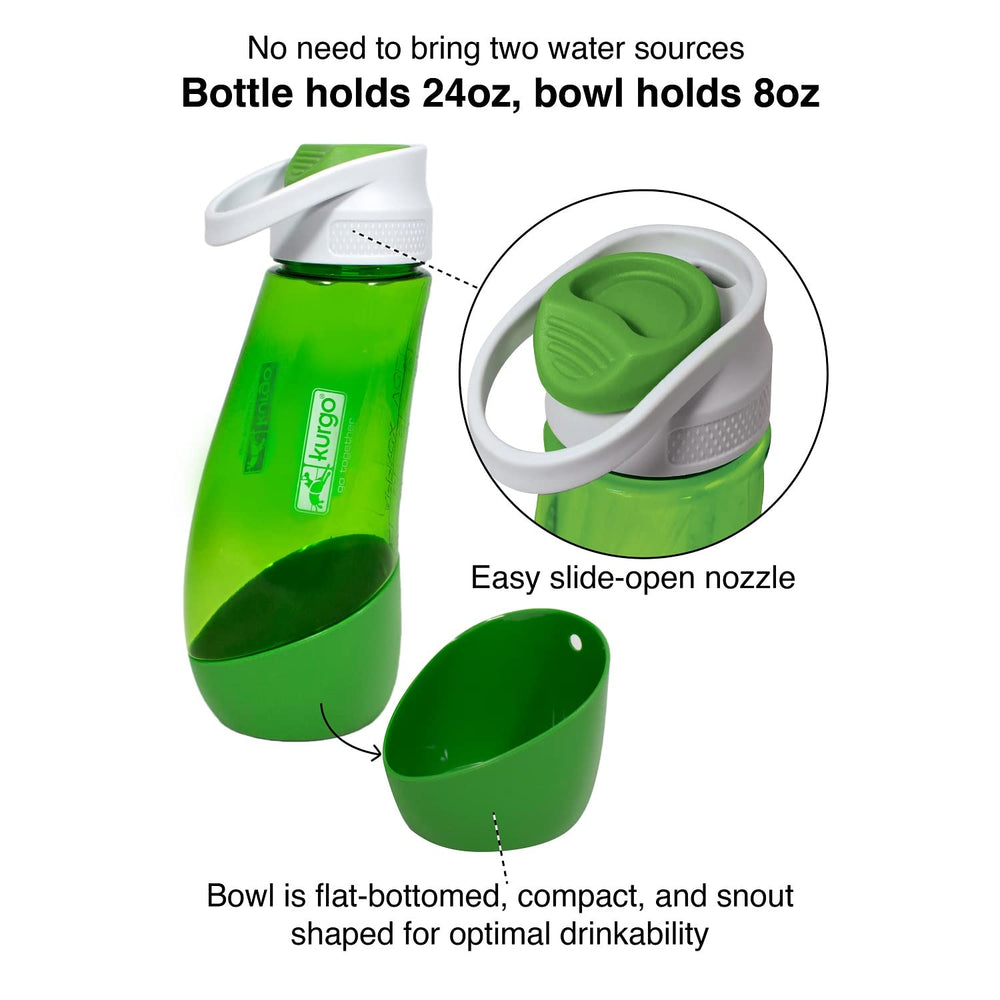 Kurgo Gourd: diseño ergonómico para sujetar durante caminatas.
