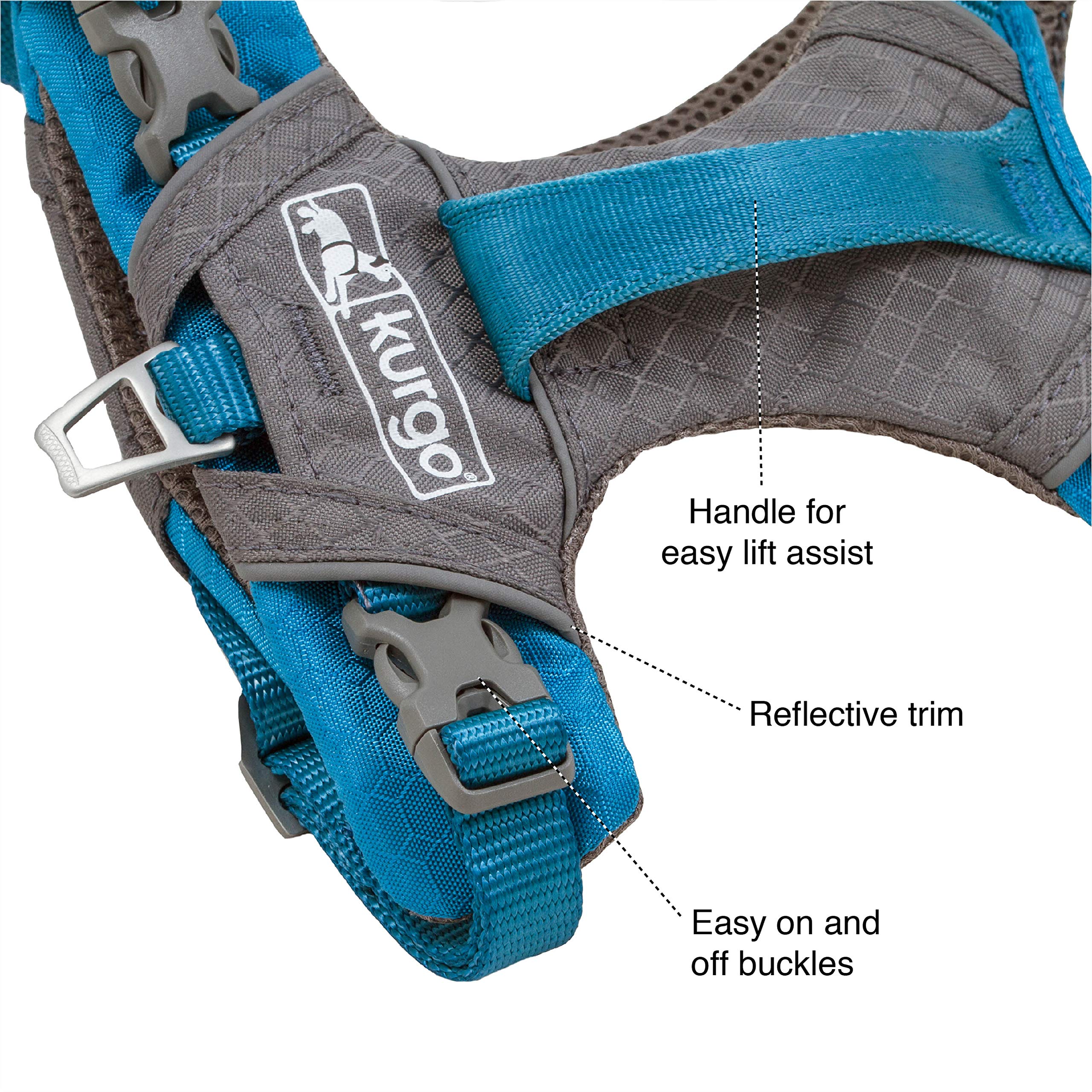 Kurgo Journey Air: malla transpirable para mantener cómodo al perro durante ejercicio.