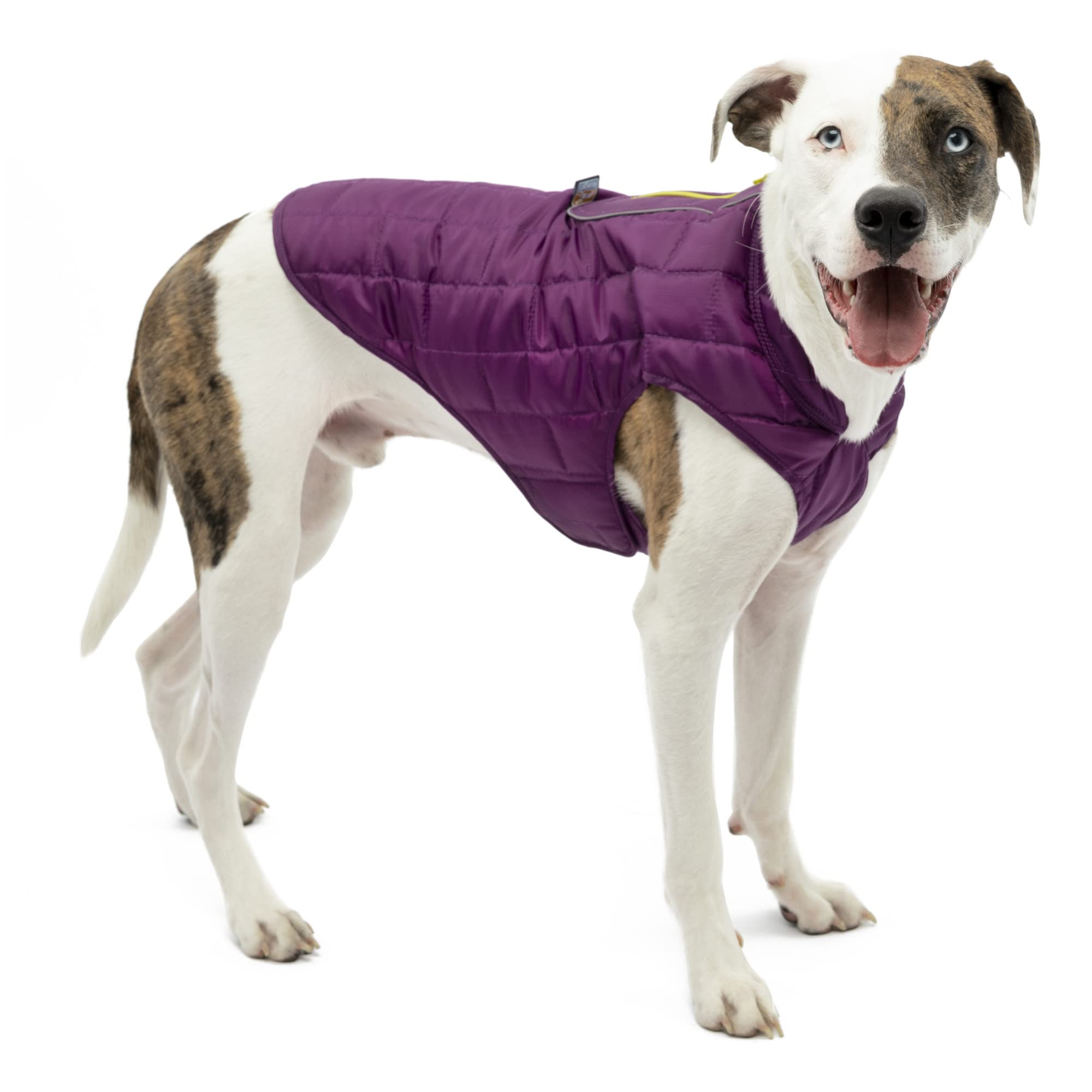 Kurgo Loft chaqueta reversible para perro, frente muestra diseño de dos tonos.