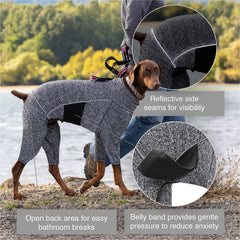 Kurgo Stowe Capa Base para Perro, cierre doble trasero, vestir con facilidad.
