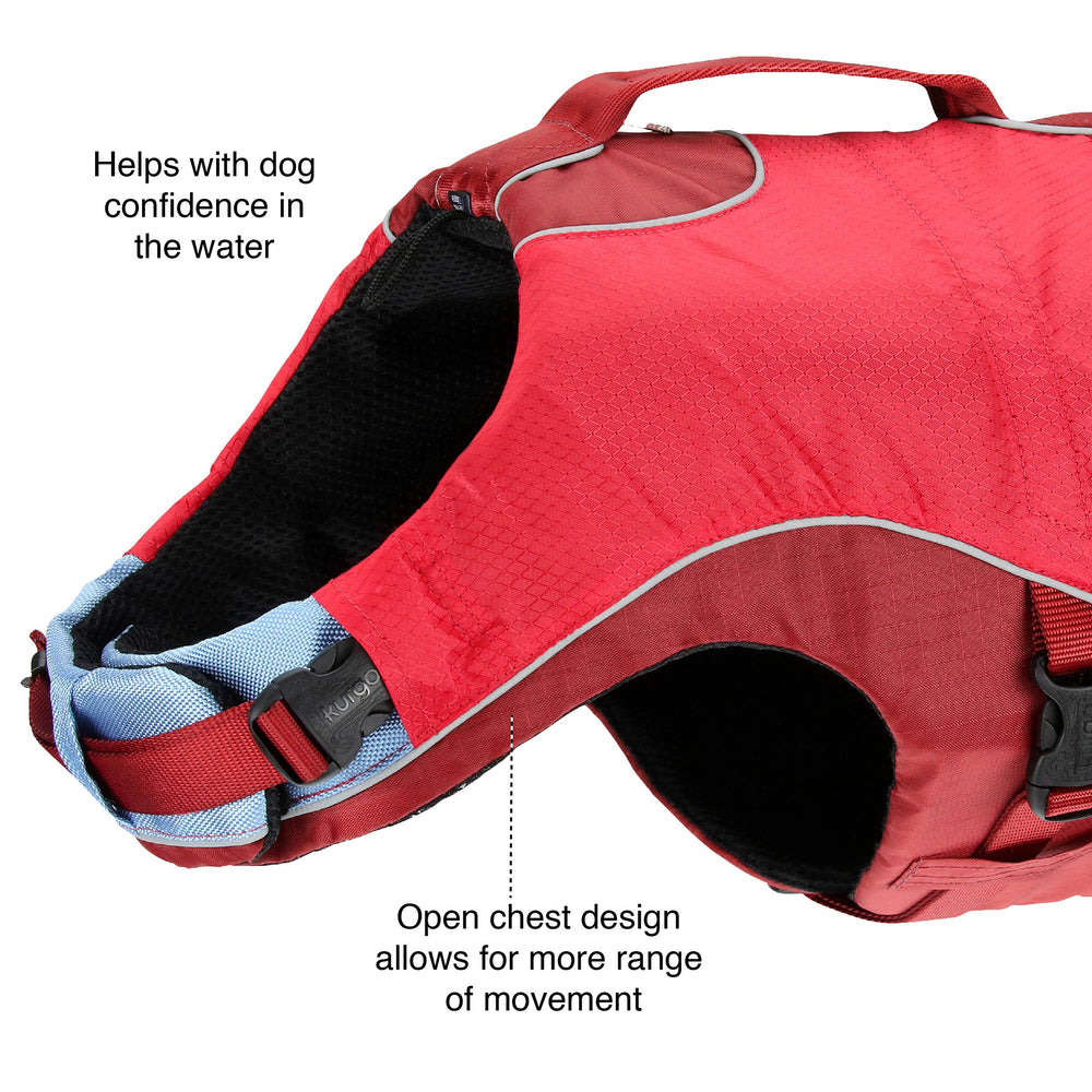 Kurgo Surf n' Turf chaleco con reflectantes para mayor visibilidad nocturna