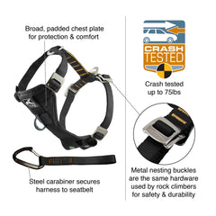 Kurgo Tru-Fit arnés para perro coche con cinco puntos de ajuste