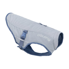 Kurgo Dog Core Cooling Vest visto frontal, mantiene fresco al perro durante paseos veraniegos