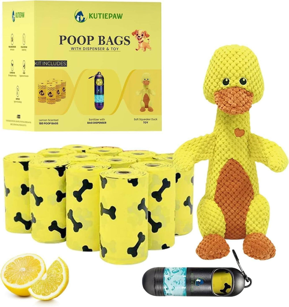 Kutiepaw detalle del kit en vivo, compacto y eco-responsable.