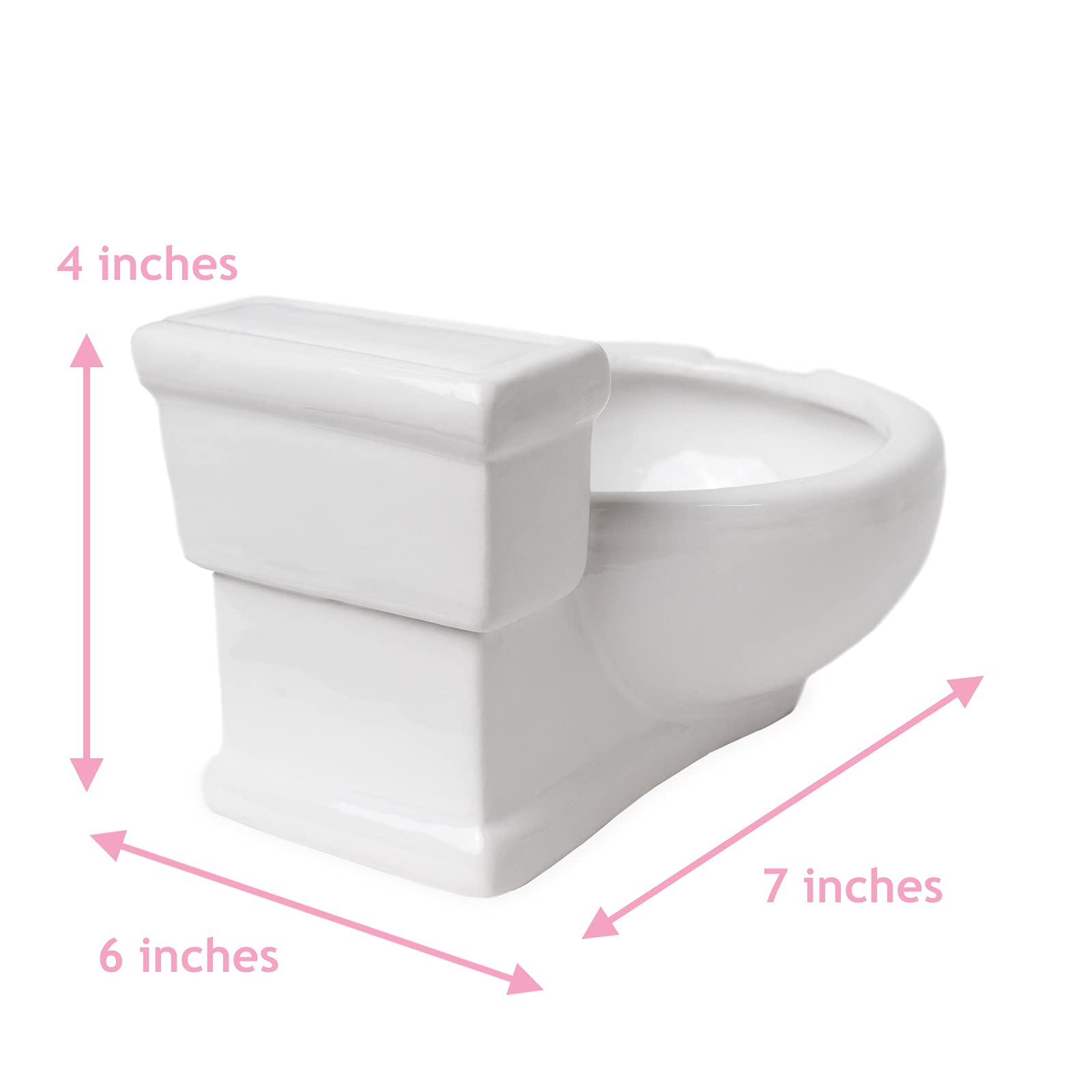 KwirkWorks tazón inodoro para agua, sirve bebidas de forma lúdica