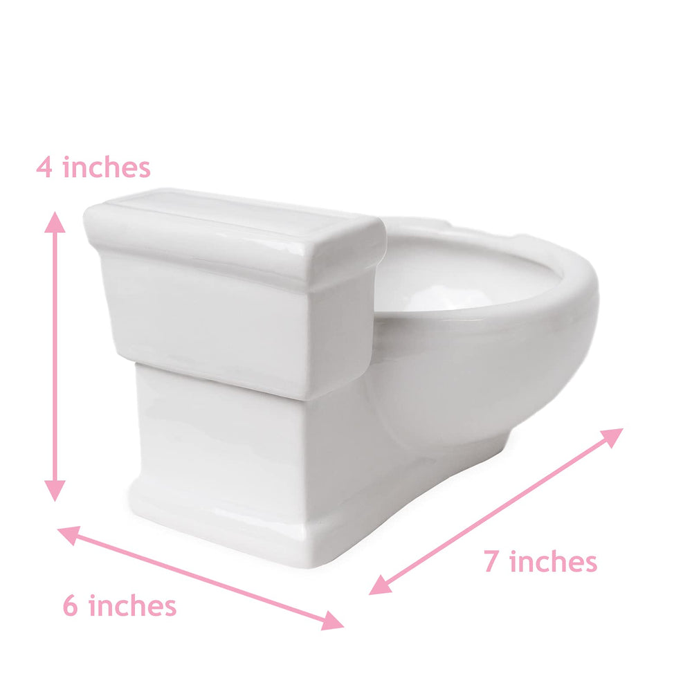 KwirkWorks tazón inodoro para agua, sirve bebidas de forma lúdica
