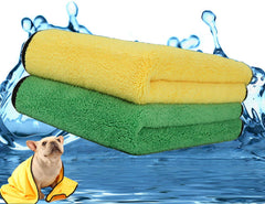 Kwispel toallas para perros, doble pack, secado rápido y absorbente.