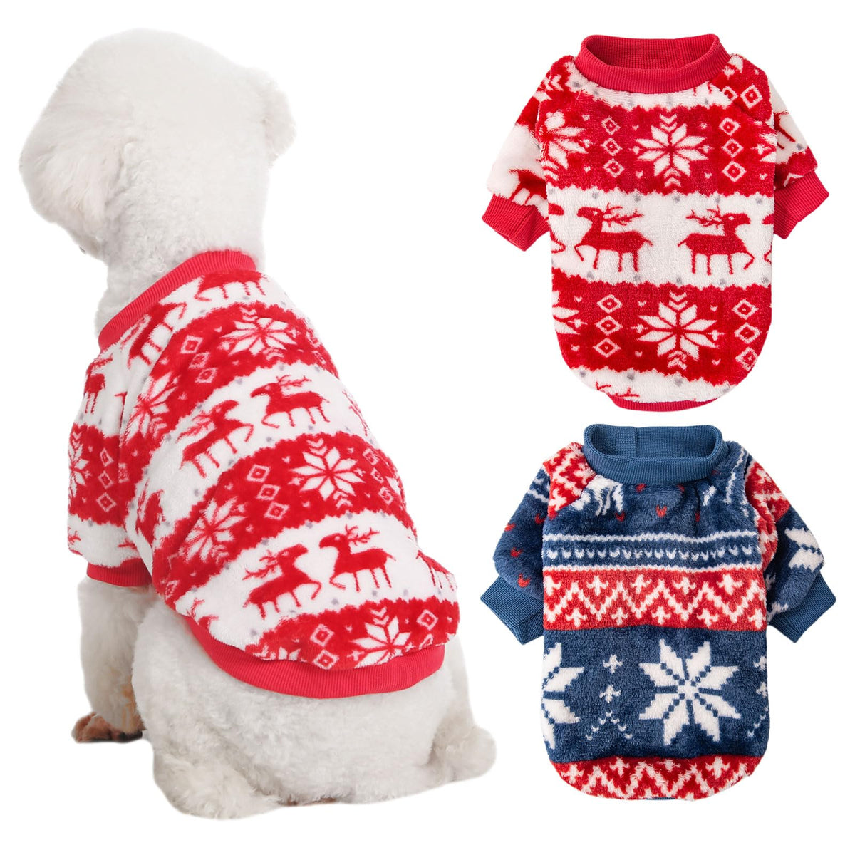 Kyaringtso suéter para perros - frente: diseño elegante y cuello alto para abrigo cálido.