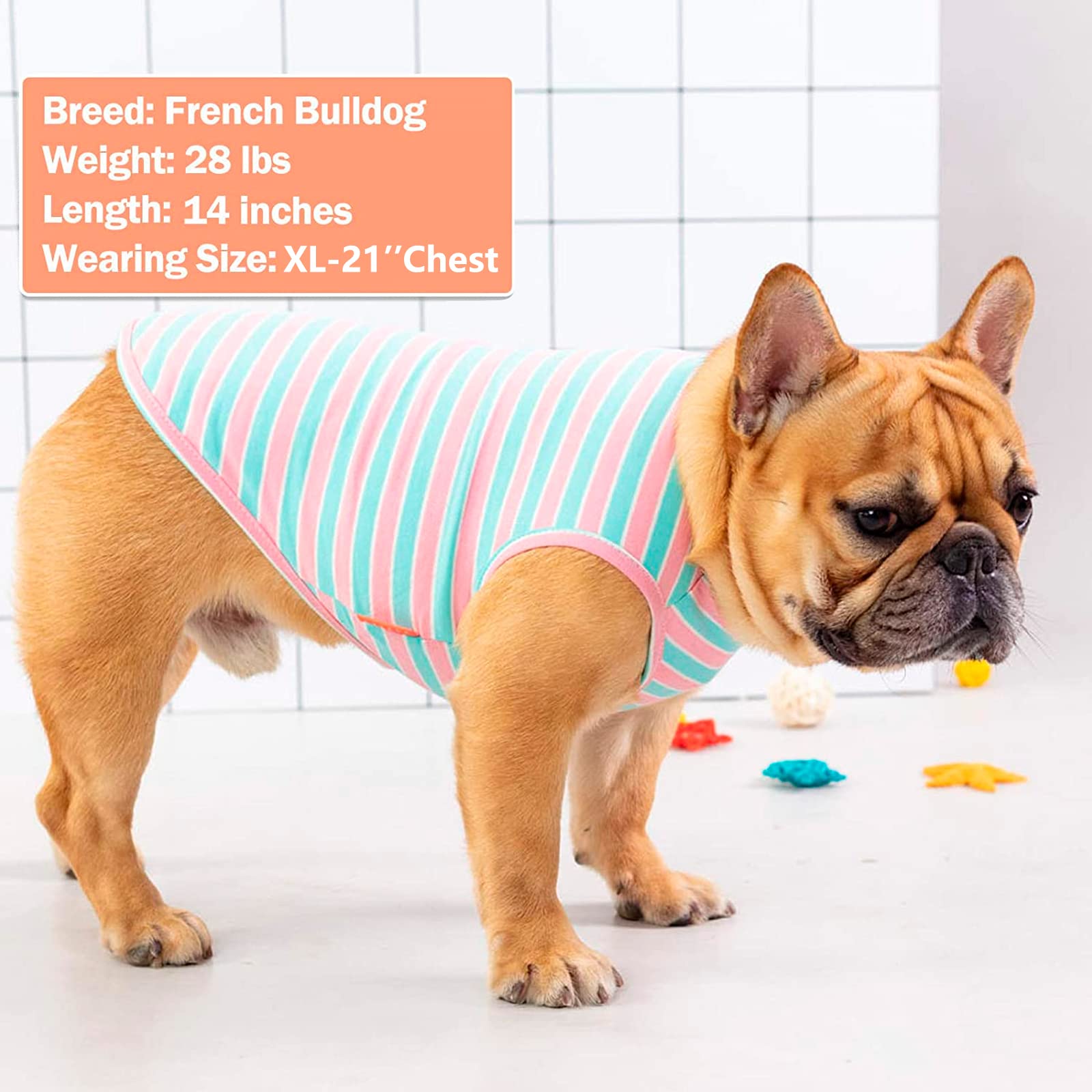 Camiseta KYEESE para perro, tejido ligero y suave para uso diario.