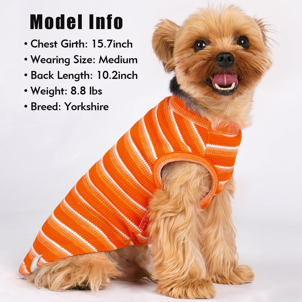 KYEESE conjunto de dos camisetas waffle, opciones para mascotas en distintos días.