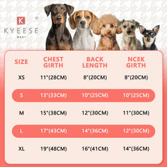 KYEESE vestido casual para perro con lazo, cómodo para uso diario.