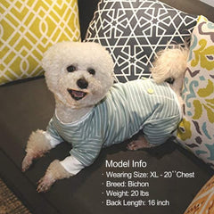 KYEESE pijama de cuatro patas con cuello elástico, vestir sin esfuerzo.