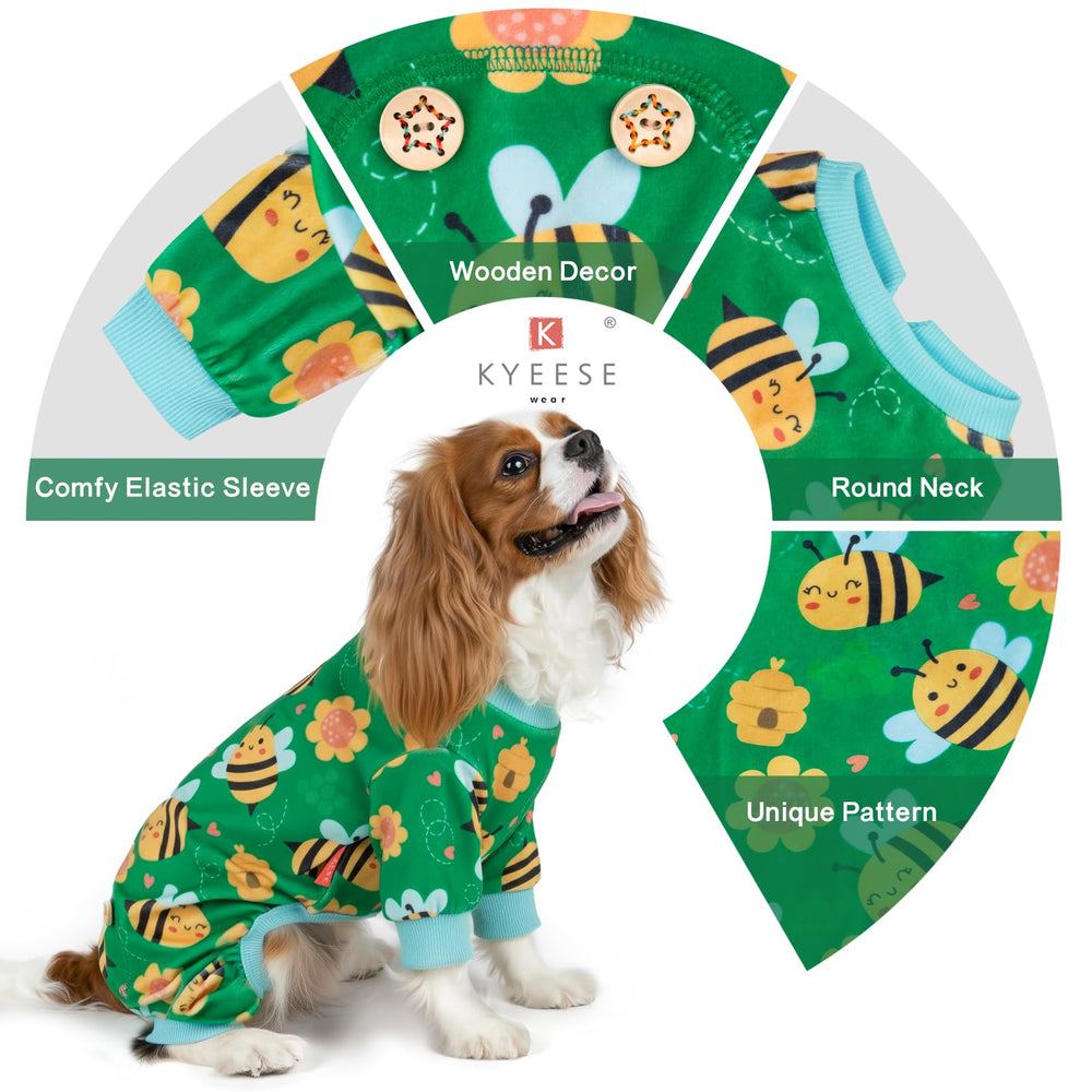KYEESE pijama para perro, duradero tras lavados repetidos.