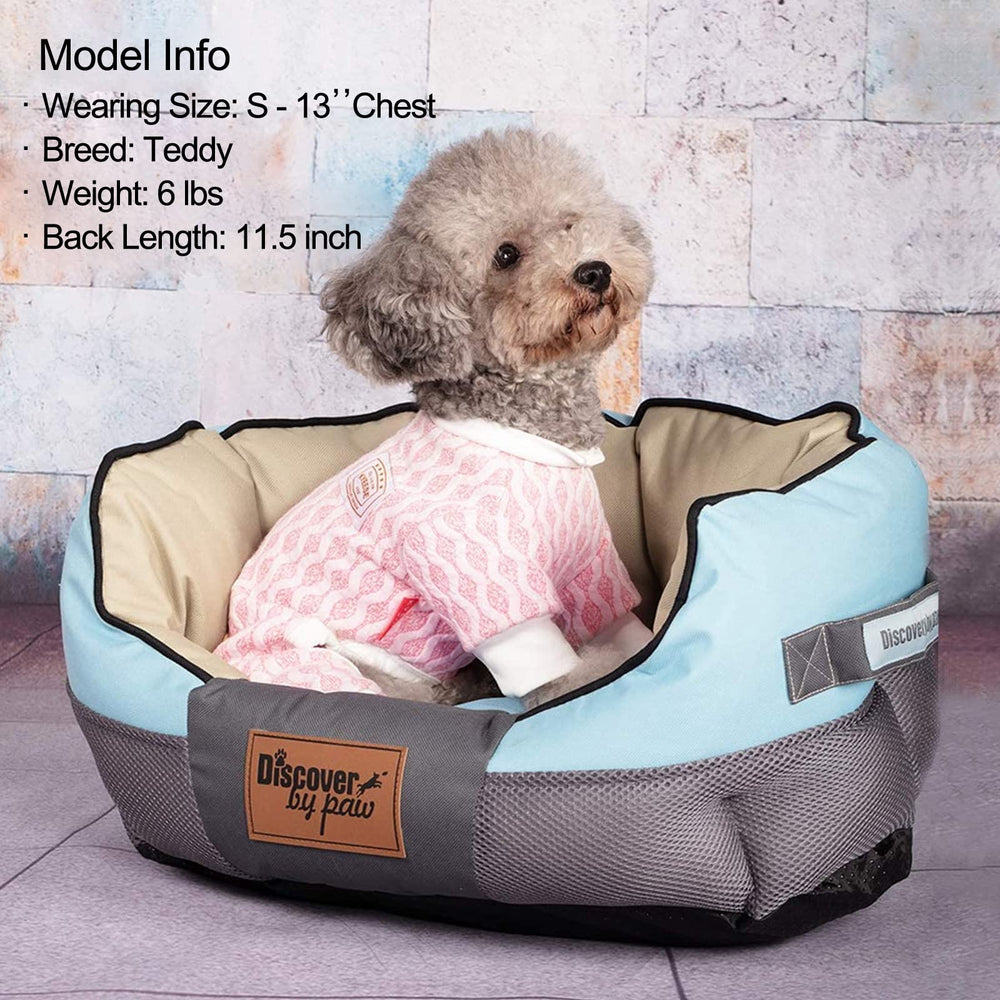 KYEESE pijama para perros, fácil de poner gracias alástico y cintura.