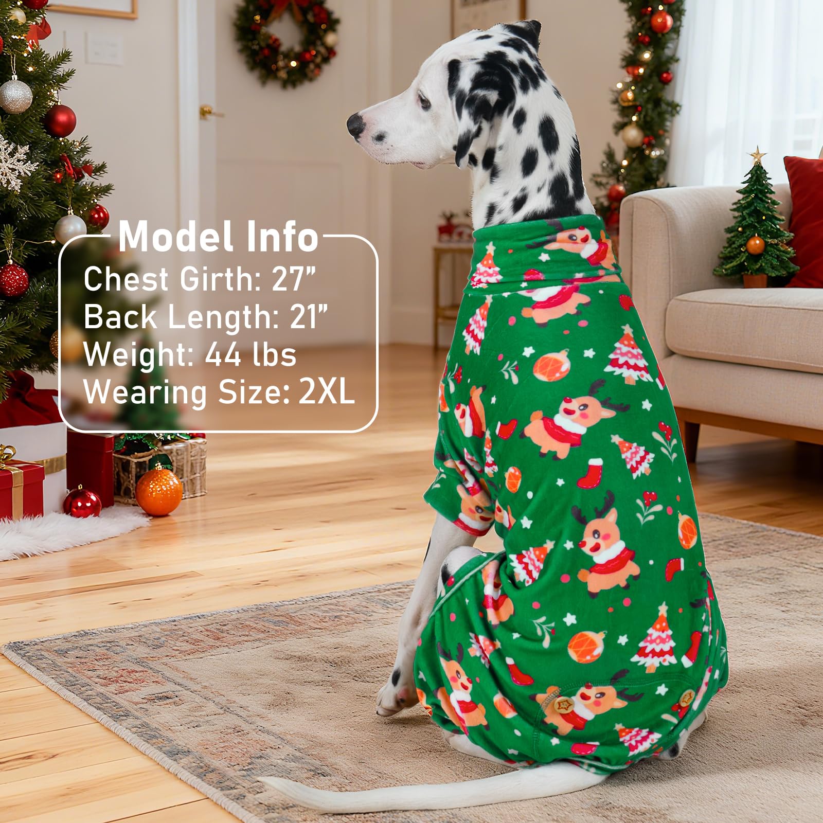 KYEESE pijamas para perro de 4 patas, cómodo para dormir y jugar