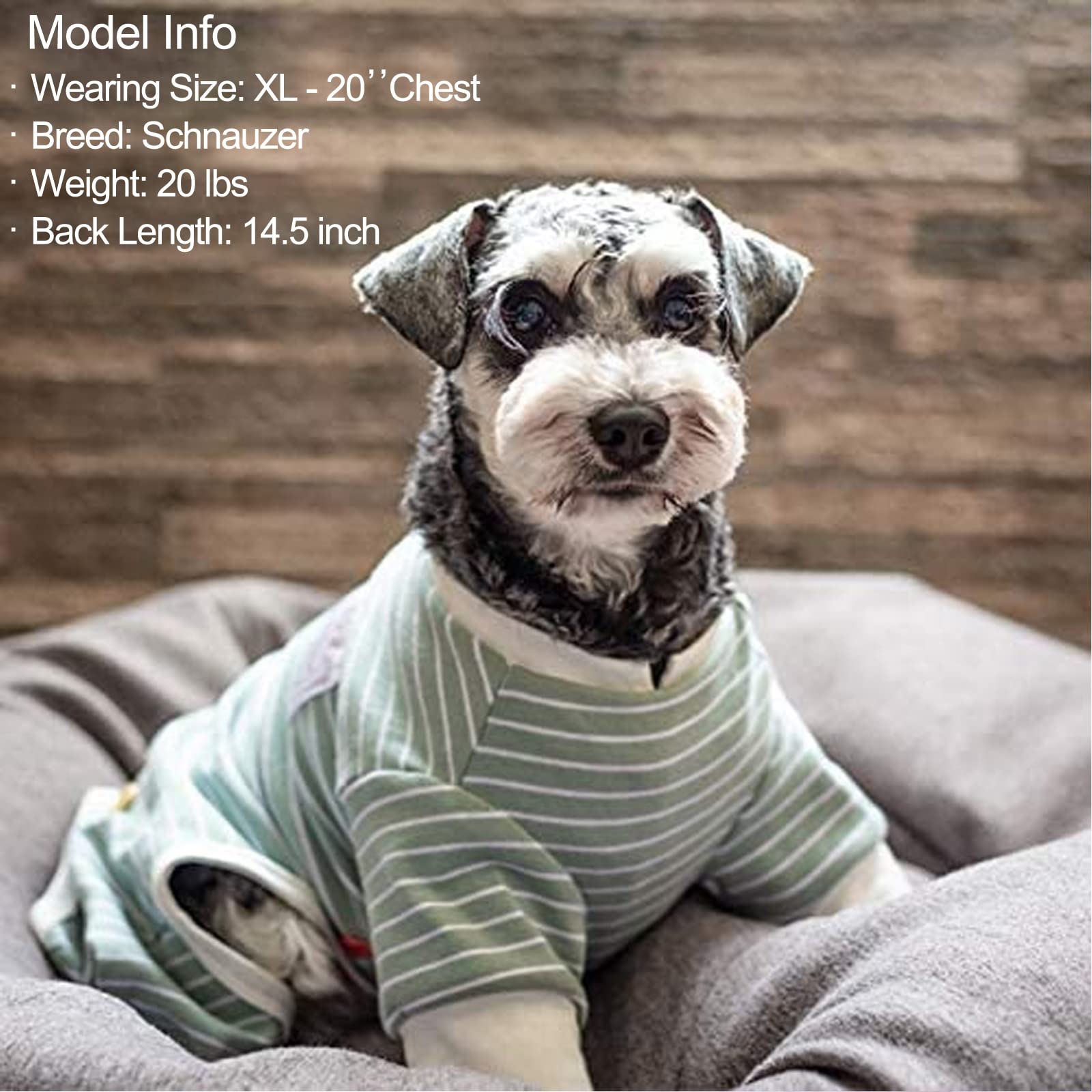 KYEESE pijama para perro, lavado a máquina para cuidado diario.