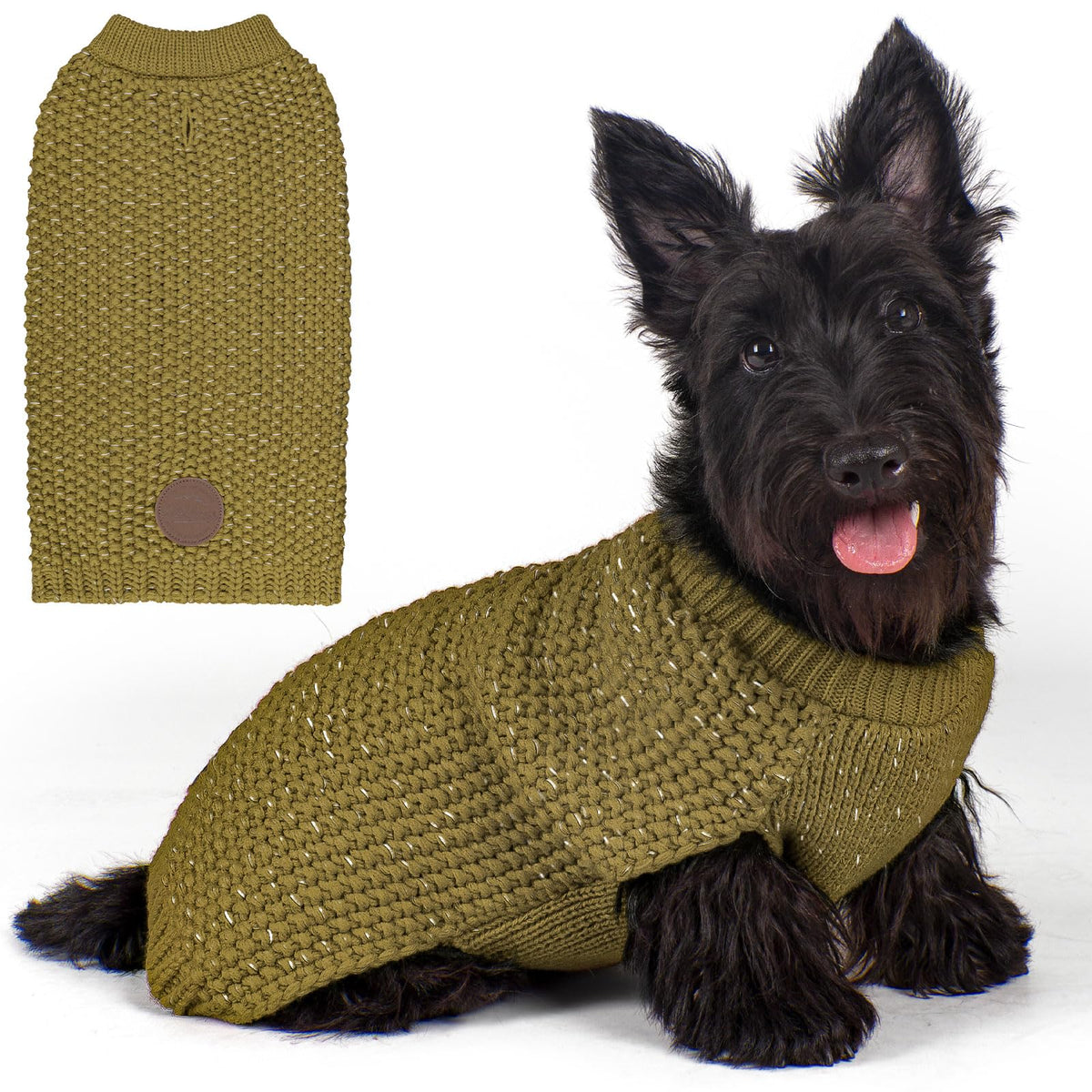 Sudadera KYEESE con agujero para correa, práctica para paseos diarios.