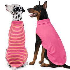 KYEESE sudadera para perro vista frontal, dos estilos para uso diario.