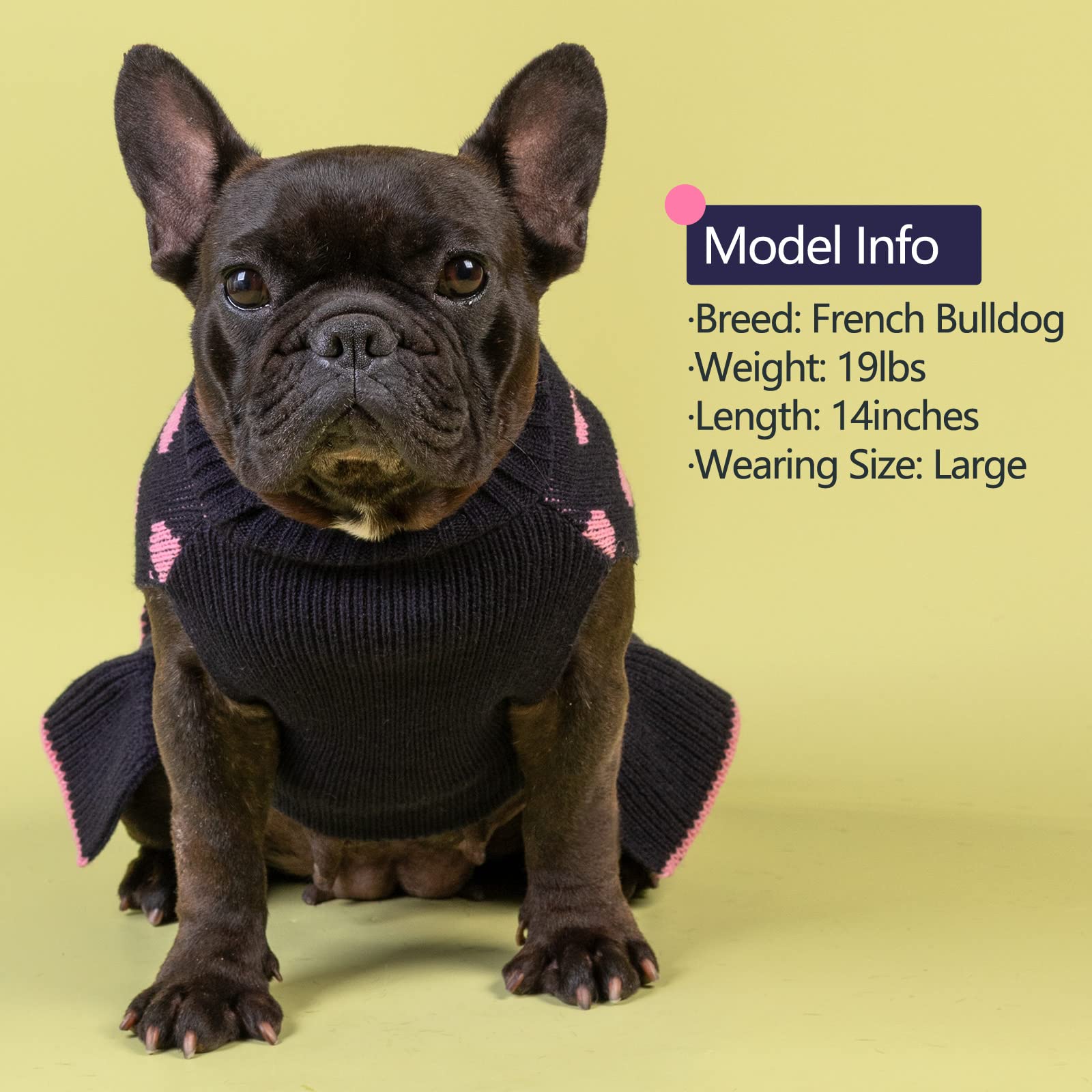 KYEESE suéter para perro lavado fácil en máquina, practicidad diaria.