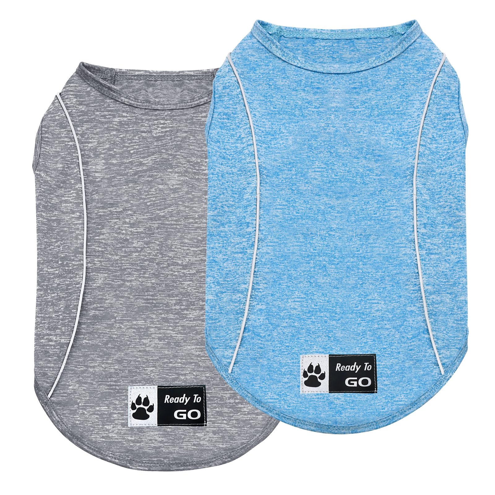 Camisetas KYEESE para perro pequeño, paquete de dos, ideal para rotación.