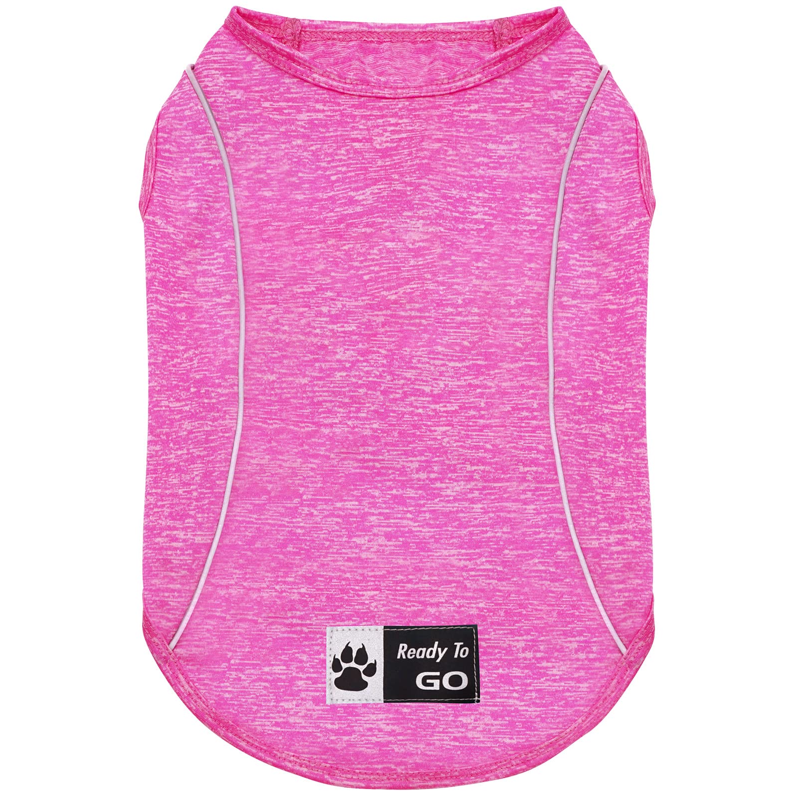 Camiseta KYEESE para perro transpirable con banda reflectante, ideal para paseos nocturnos
