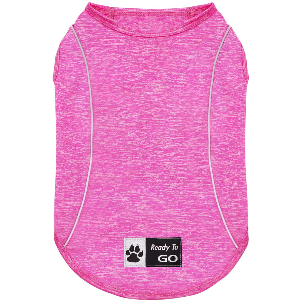 Camiseta KYEESE para perro transpirable con banda reflectante, ideal para paseos nocturnos