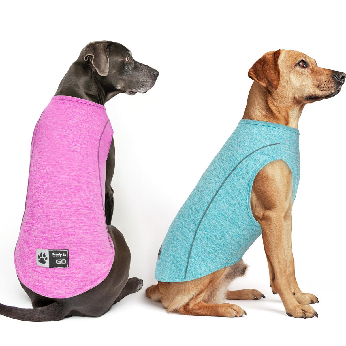 Camiseta KYEESE para perro en azul lago, sin mangas y cómodo para paseos