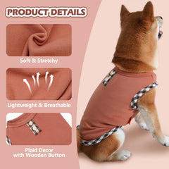 KYEESE camiseta perro sin mangas, movilidad sin restricciones.