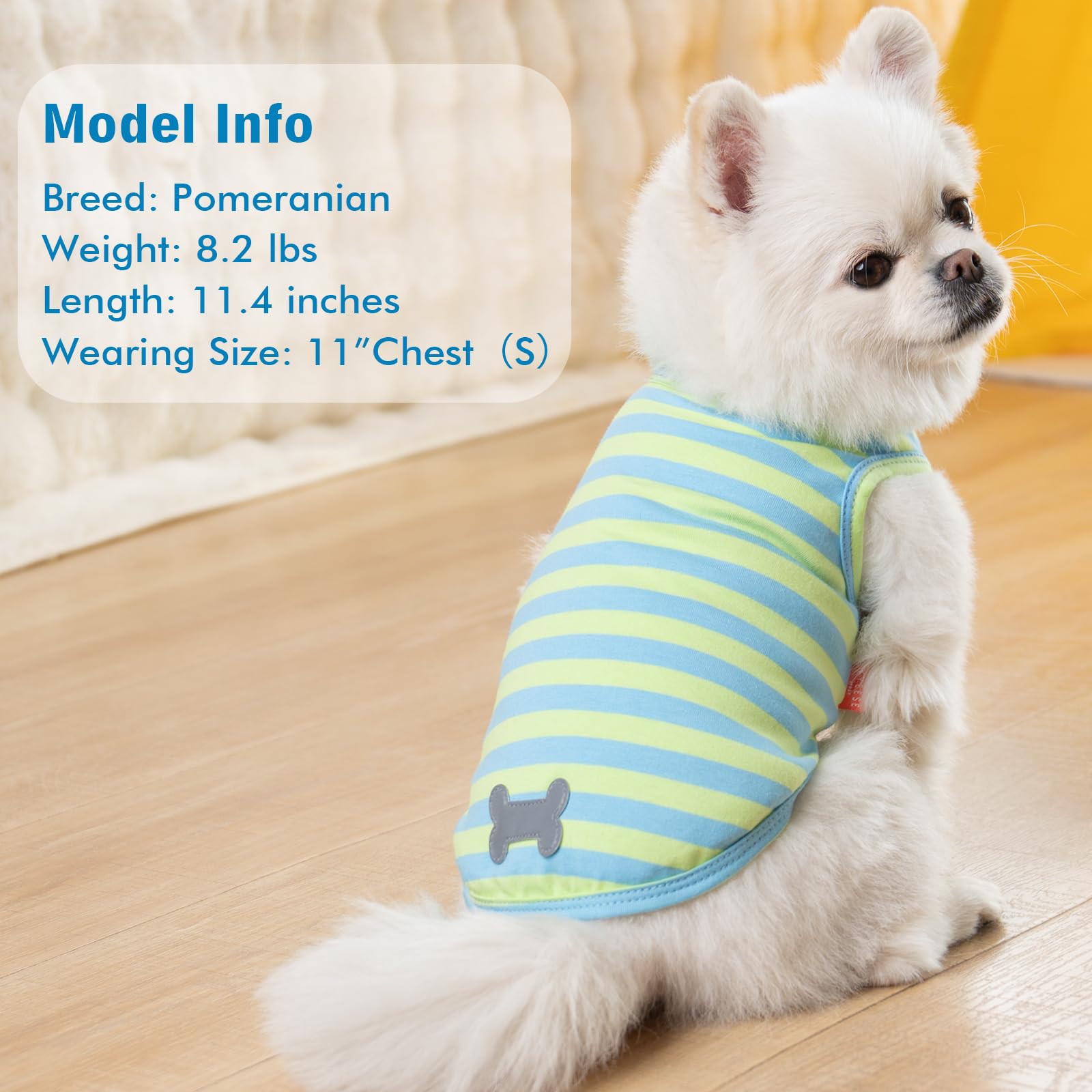 KYEESE camiseta para perro, tejido ligero y transpirable