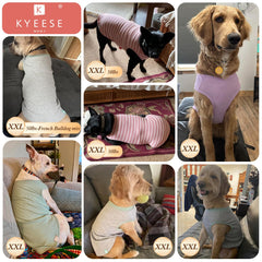 KYEESE tejido waffle transpirable en prenda canina.