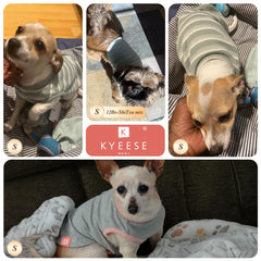 KYEESE camiseta sin mangas gofre para perro pequeno, libertad de movimiento.