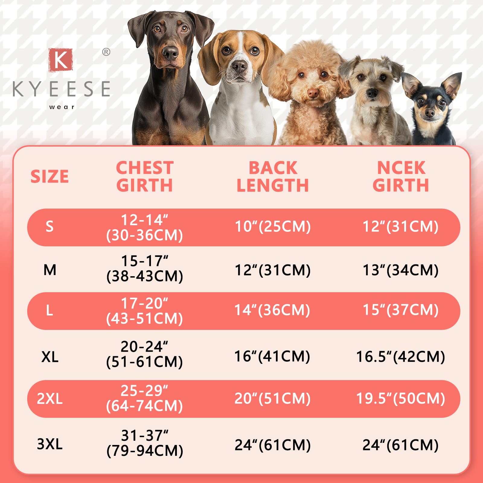 KYEESE chaleco para perro invierno, cierre de velcro, ajuste rápido y seguro durante caminatas.