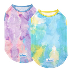 KYEESE conjunto de dos camisetas enfriantes para perro, vista frontal, confort fresco.