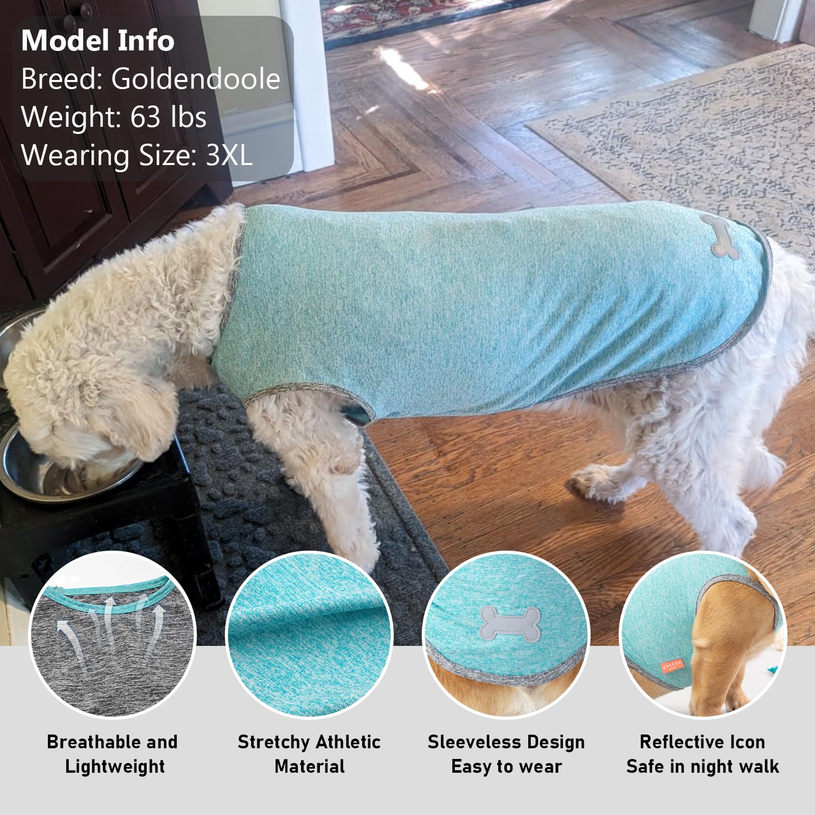 Paquete de dos camisas KYEESE para perros.