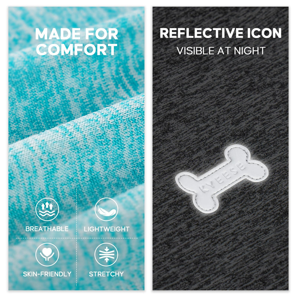 KYEESE etiqueta reflectiva con forma de hueso para seguridad nocturna.