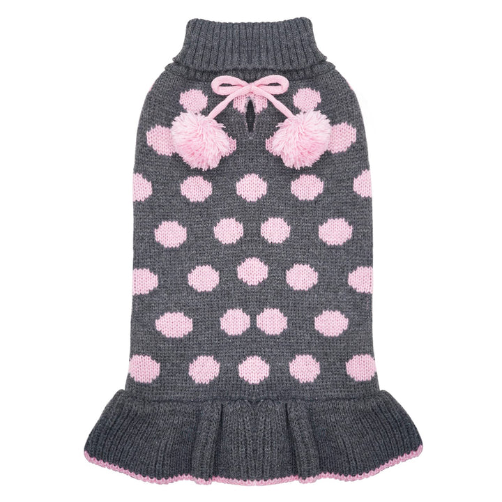 KYEESE suéter vestido con cuello alto para perro, mantiene el calor durante paseos.