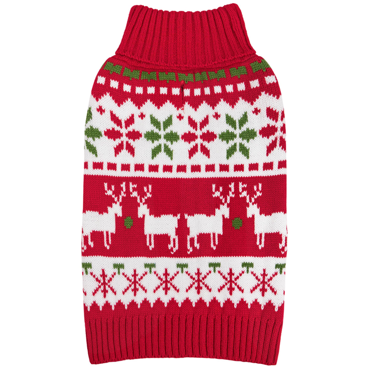KYEESE suéter navideño para perros con copos y renos, ideal para fotos festivas.
