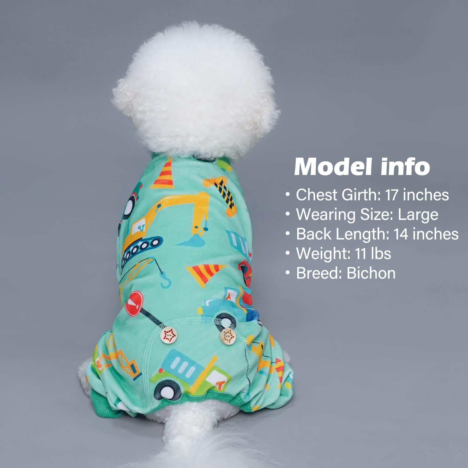 Pijama KYEESE para perro, controla la caída de pelo y protege muebles.