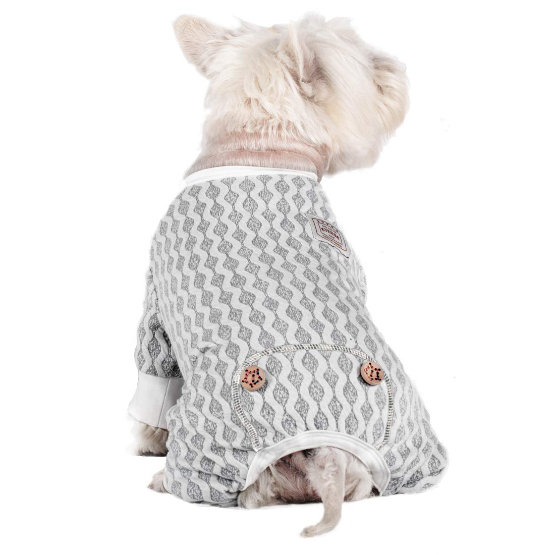Pijama KYEESE para perro, frontal, confort suave para uso diario.