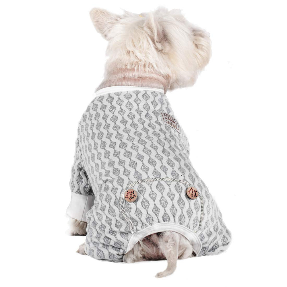 Pijama KYEESE para perro, frontal, confort suave para uso diario.