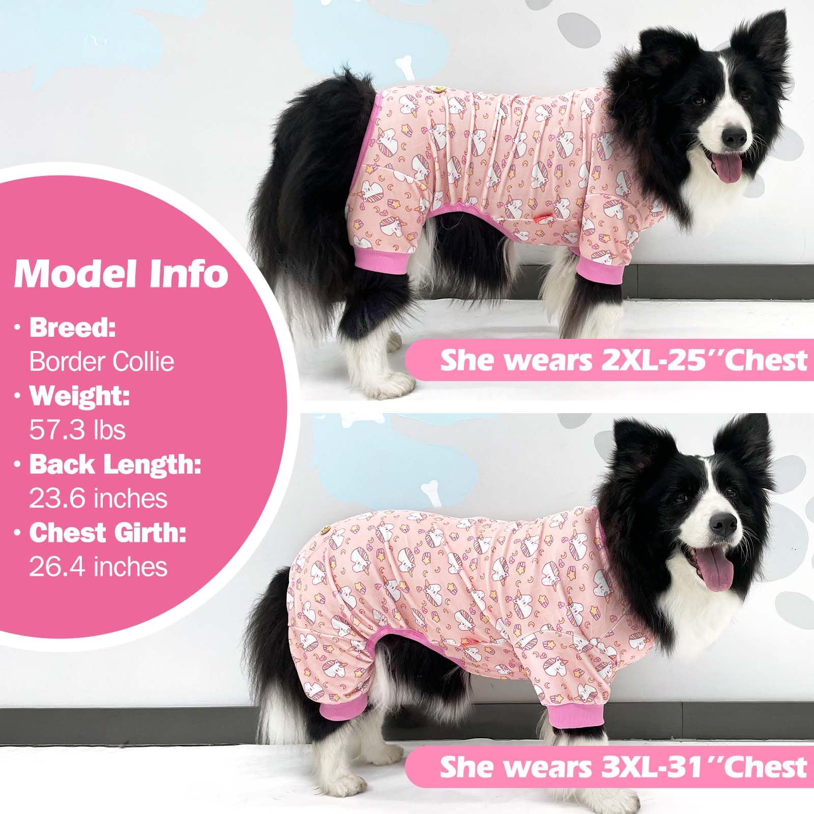 KYEESE Pijama para perro, lavado a máquina resistente.